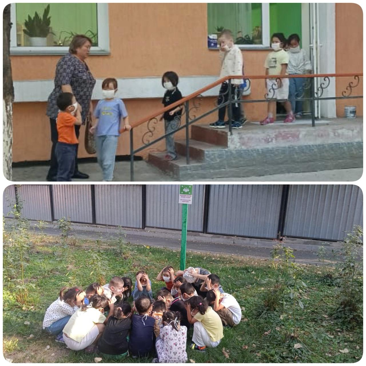 Табиғи апат кезіндегі жаттығулар