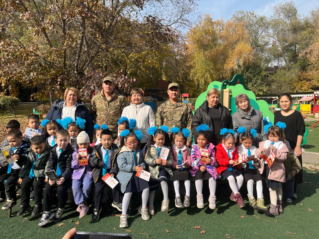 Жетысу ауданының төтенше жағдайлар басқармасы №170 балабақшасының тәрбиеленушілерімен өрт қауіпсіздігі бойынша профилактикалық іс-шара өткізді.